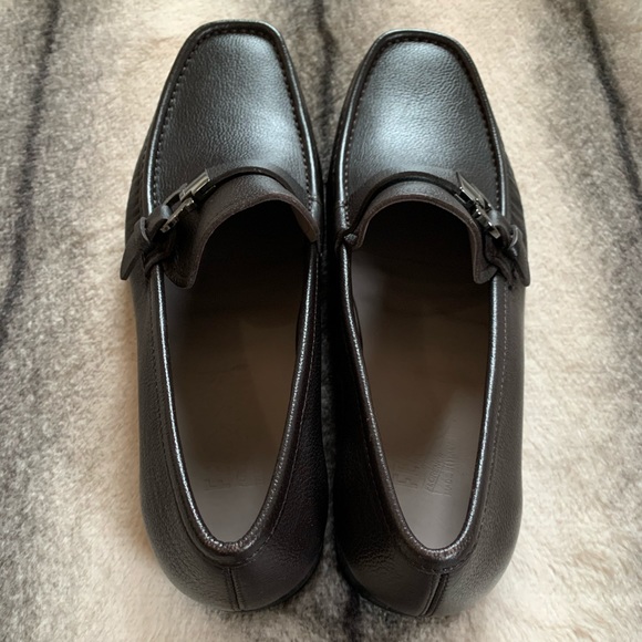 { Salvatore Ferragamo } Adam Loafer in Hickory - Picture 4 of 8